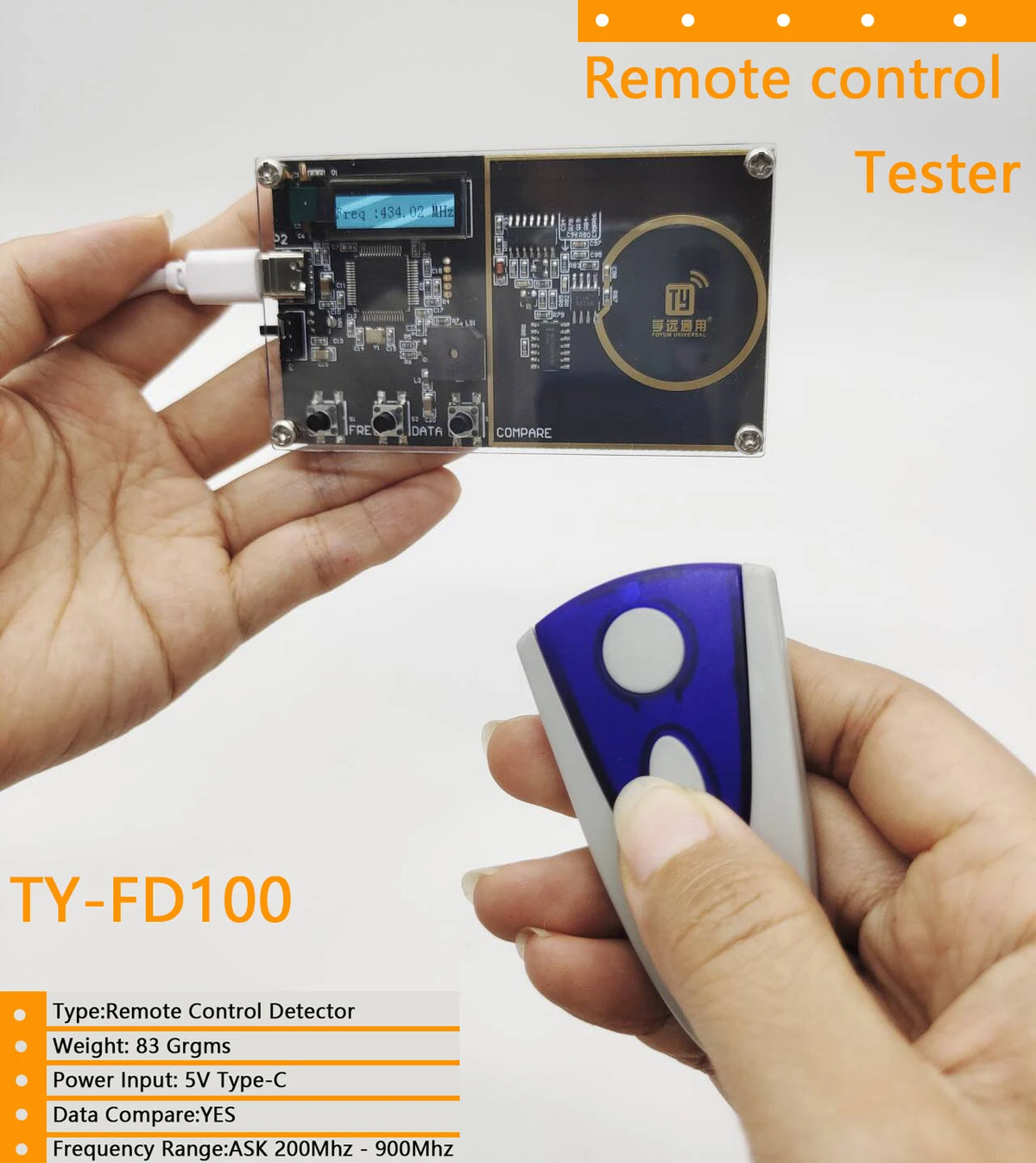 FD100 Fernbedienung Frequenztester