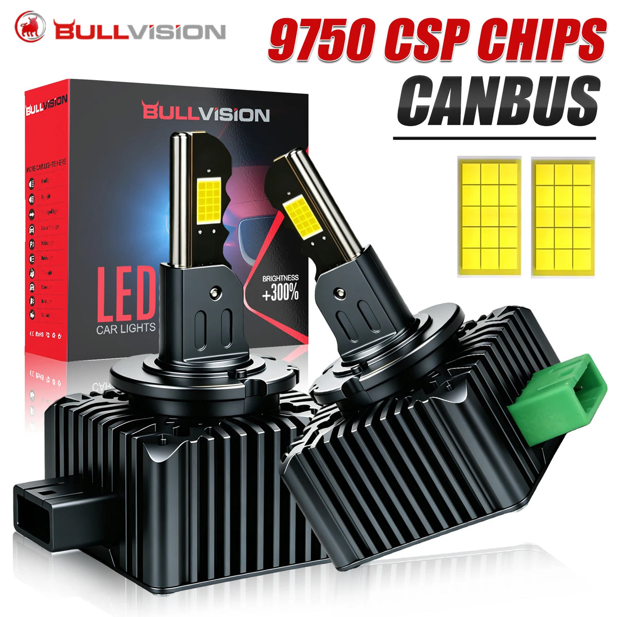 6000 K LED Headlight Replacement Bulb Options