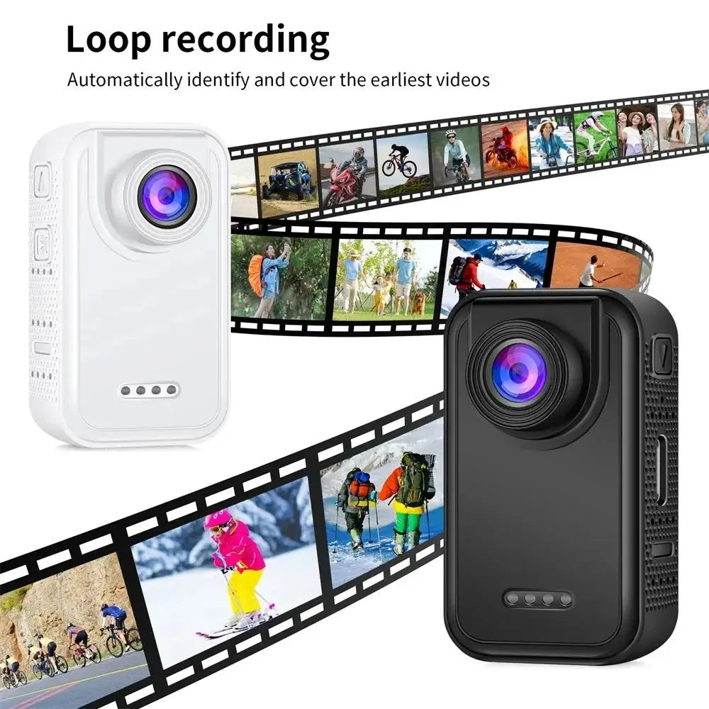 2K Thumb Action Camera Pocket Sport Cam With 147 Inch Screen 120 Degree Wide Angle Recorder Professional Photo Portable Kit Very