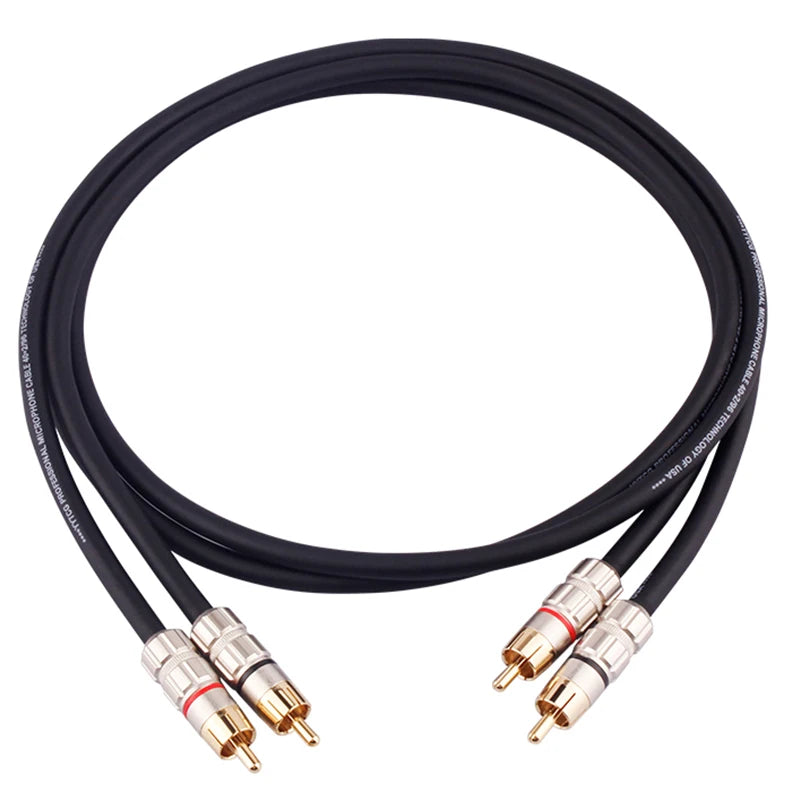 Stereo 2RCA Audio Cable, Length Options