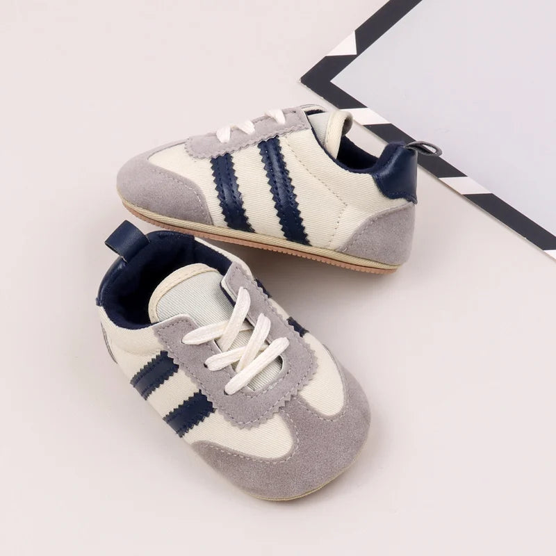 Baby Casual Sports Shoes with PVC Sole