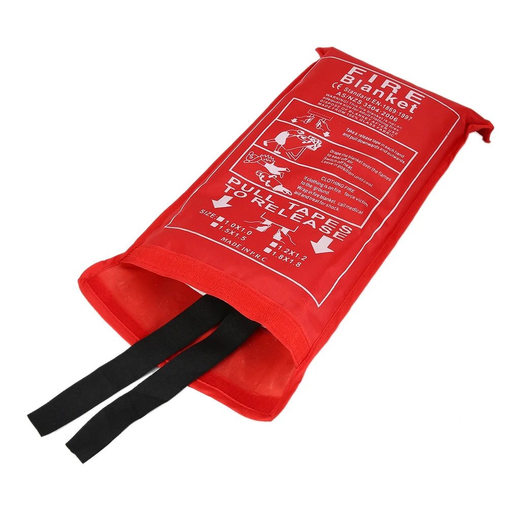 Fiberglass Emergency Fire Blanket for Kitchen, Car & Camping