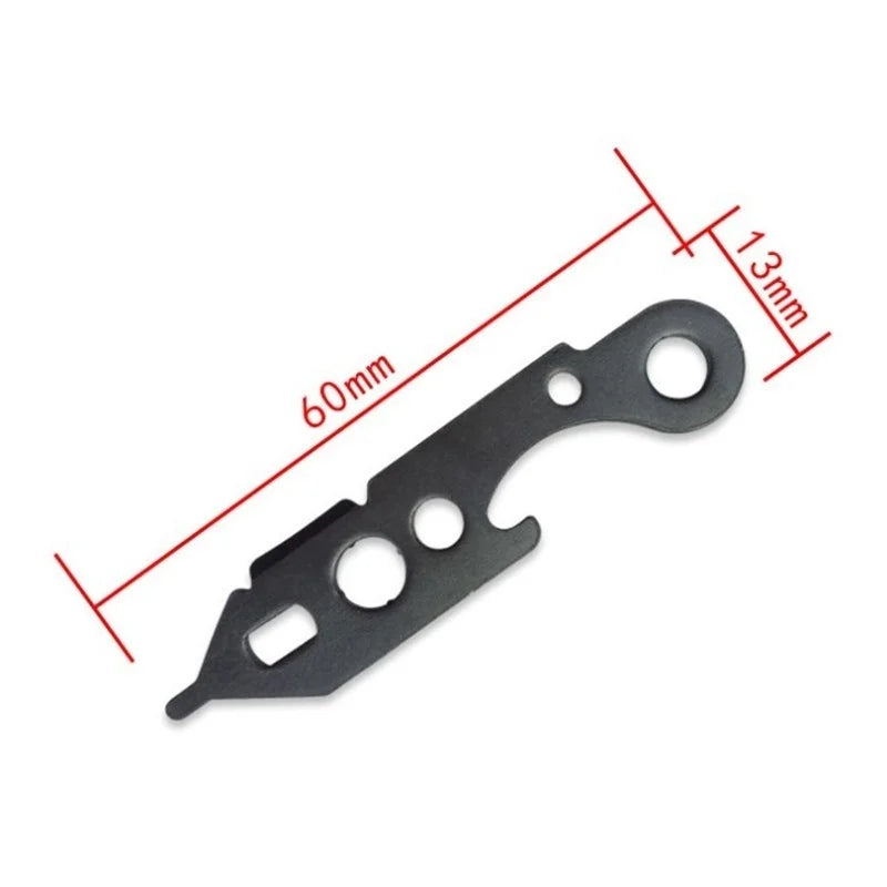 Outil multitool compact en métal pour fléchettes