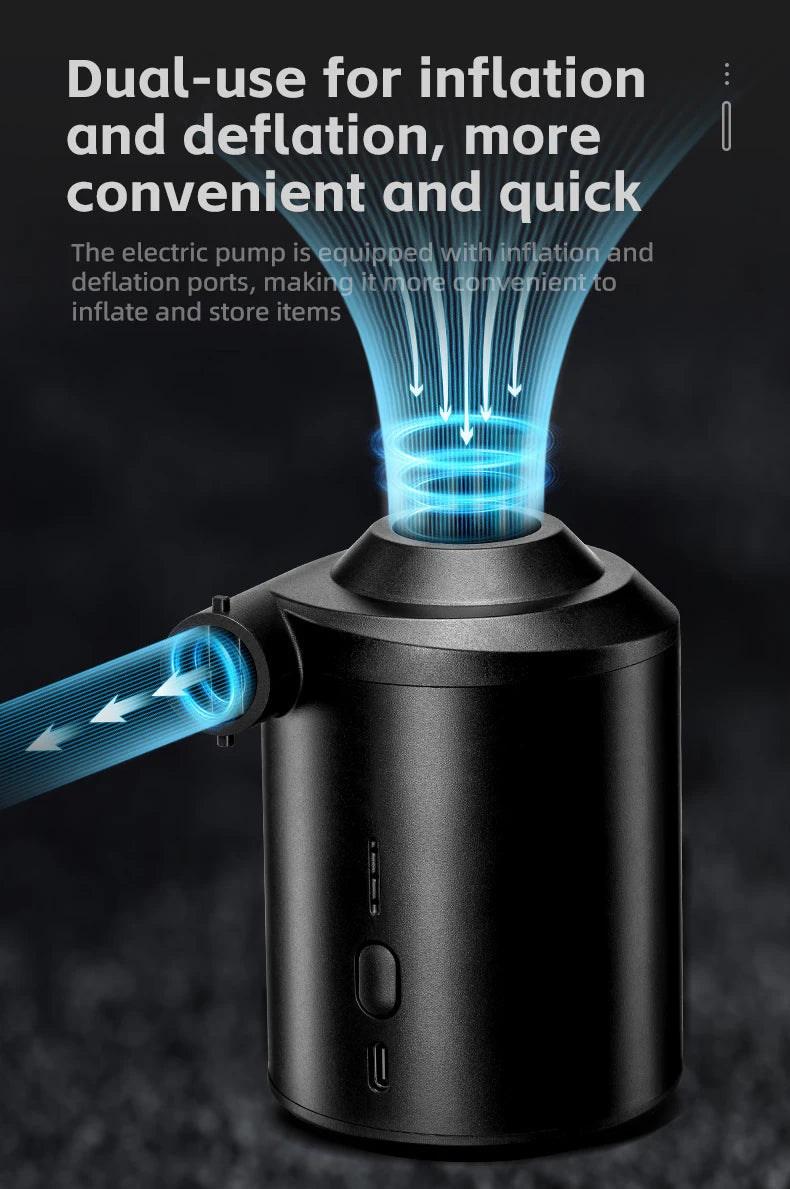 Wireless Electric Air Pump for Mattresses, Pools, and Inflatables