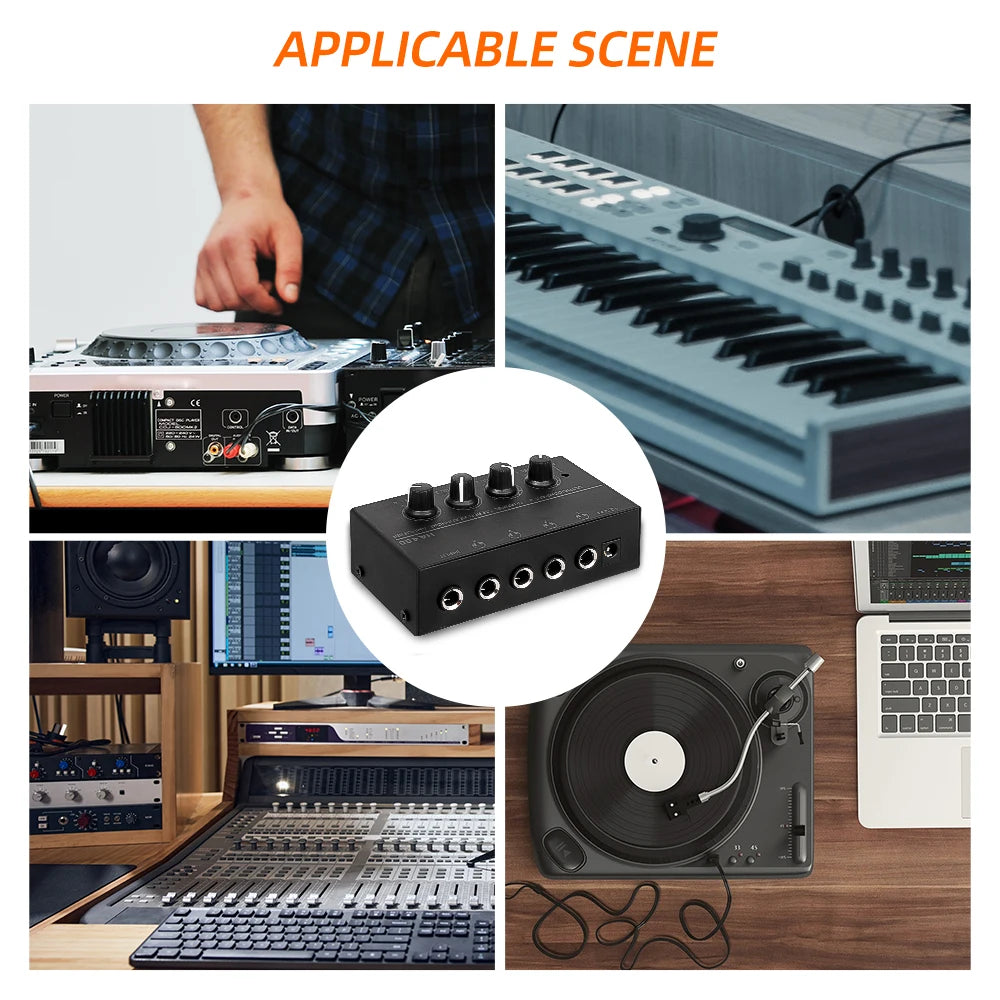 HA400 Four-Channel Headphone Amplifier