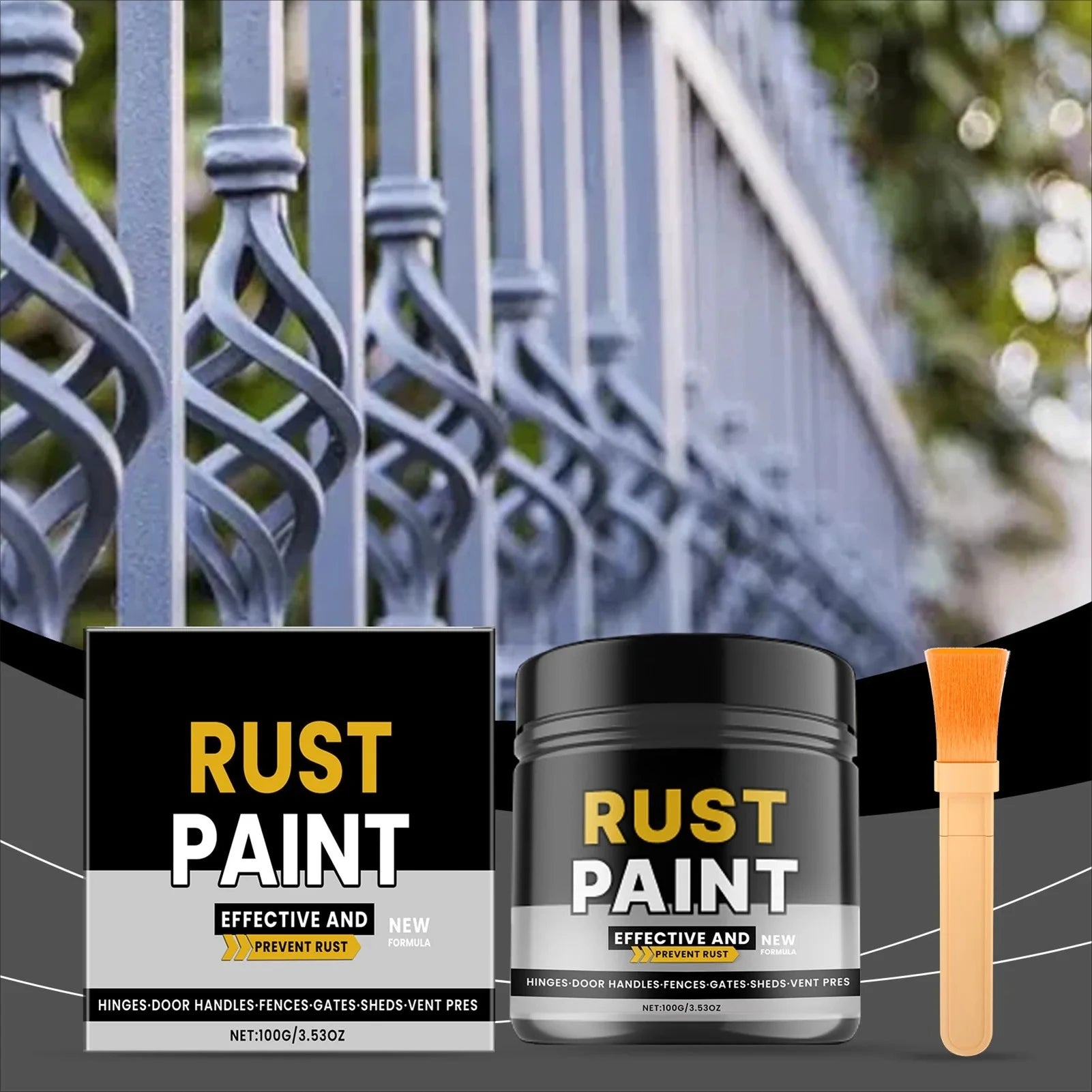 100g Anti Rust Paint Rust Converter for Metal Surfaces