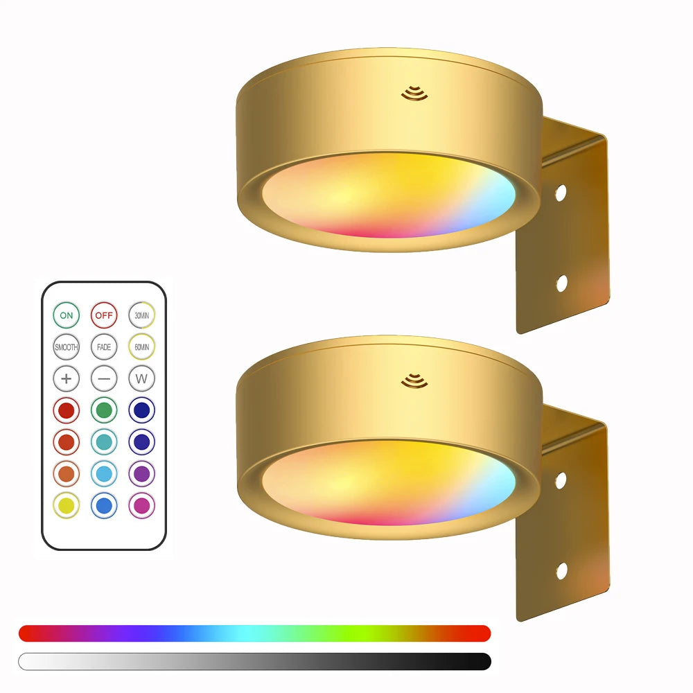 Lampă LED magnetică pentru tablouri, cu baterii și telecomandă