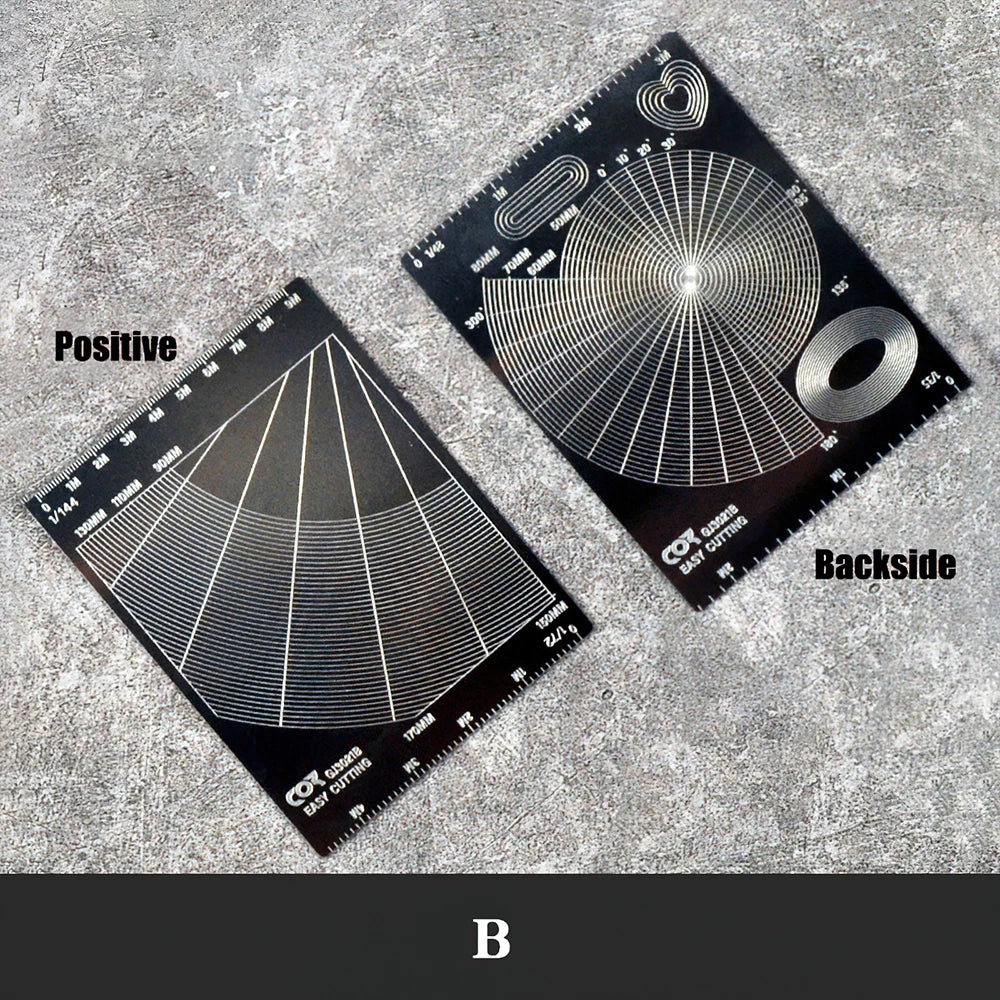 Stainless Steel Model Masking Cutting Template