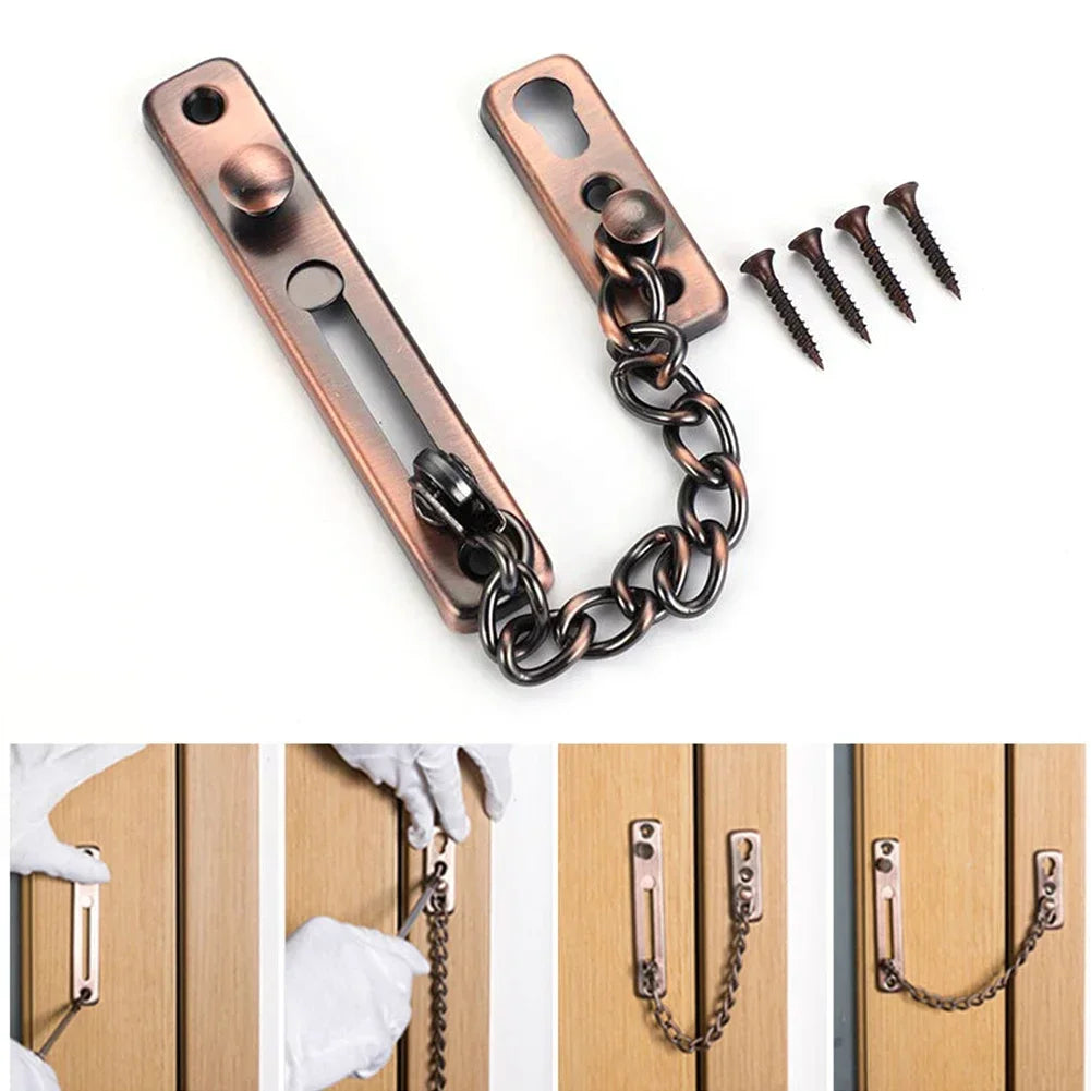 Door Security Chain, Guard and Plate Options
