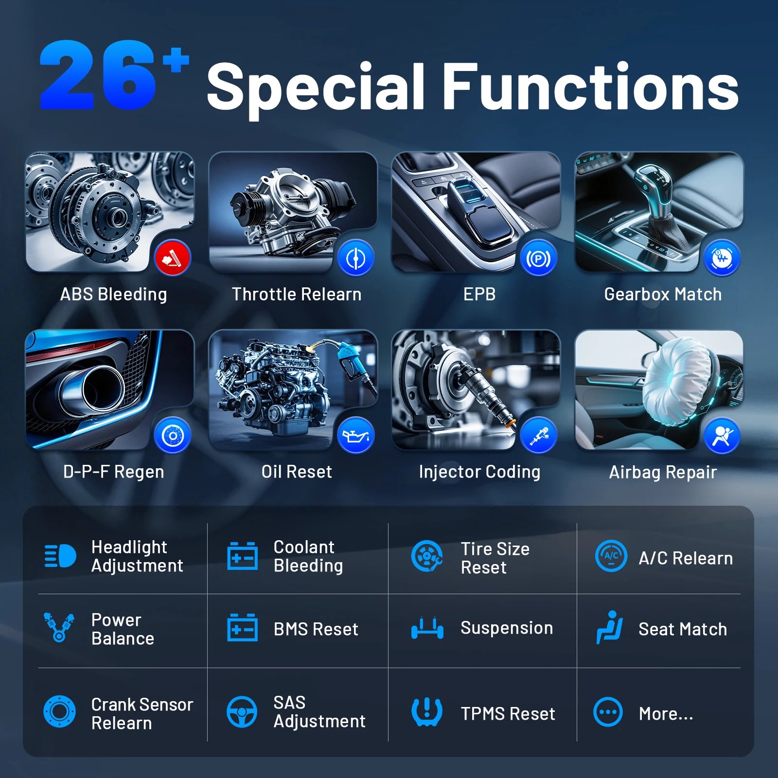 XTOOL A30M OBD2 Scanner Bluetooth Diagnostic Tool