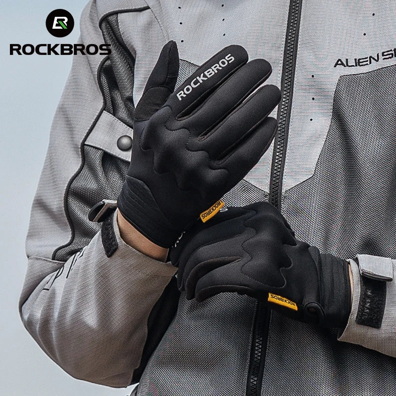 Winter Fahrradhandschuhe mit Touchscreen & Rutschfestem Griff