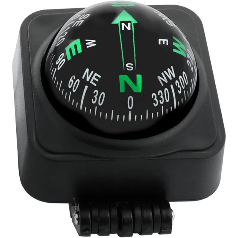 Adjustable Car Dashboard Compass with Magnetic Dial