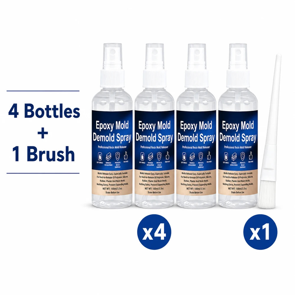 Spray démoulant pour résine, flacons de 100 ml