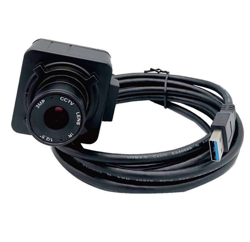 4K 8MP USB Camera with 5-50mm Zoom Lens for Motion Capture