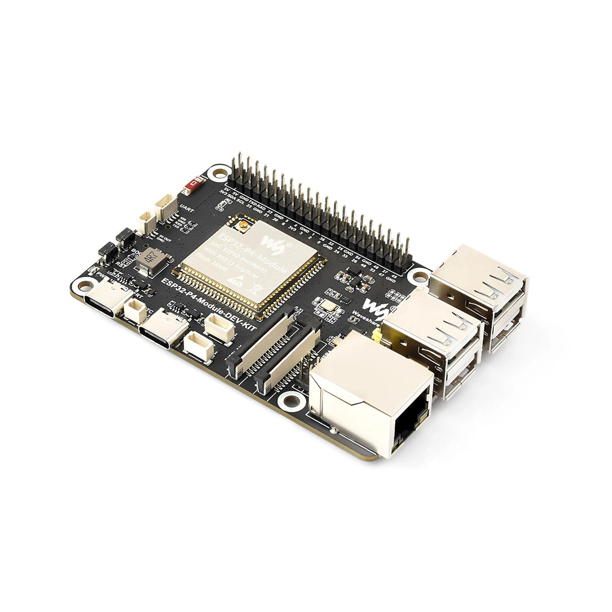 Multimedieutviklingskort med ESP32-P4 og ESP32-C6