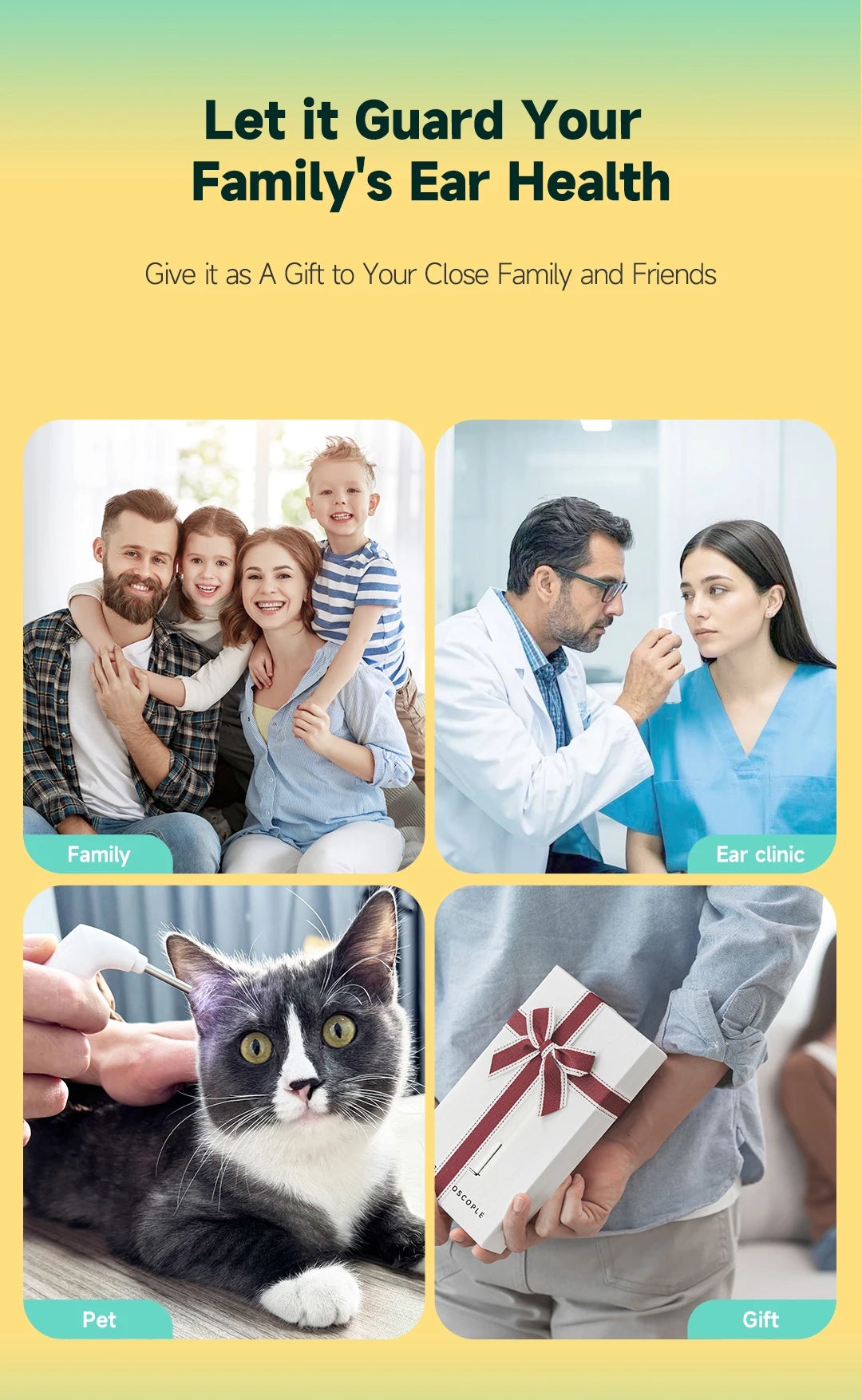 Wireless Otoscope - Camera and Accessory Options