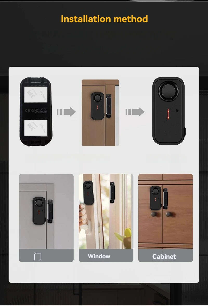  daljinski upravljan magnetski alarm za vrata - IP66