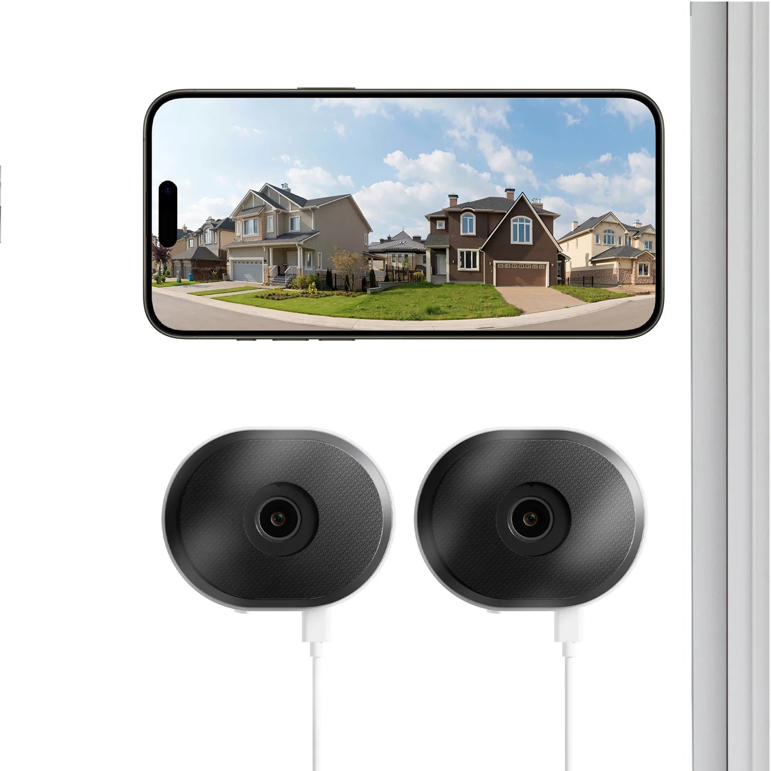 ZOSI C680 2K Window Security Camera with Full-Color Night Vision