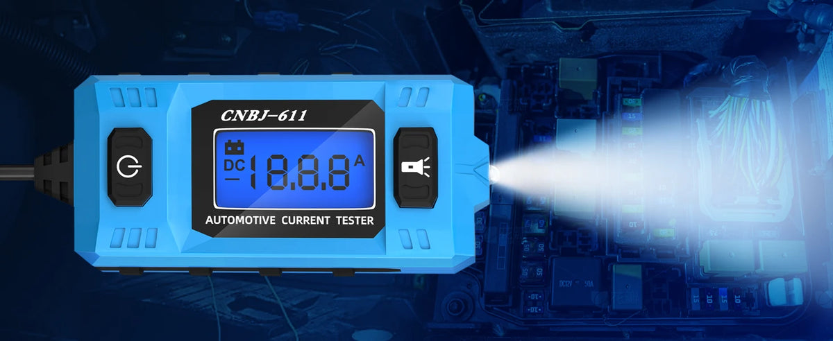 Dokazivač osigurača 12V auto uređaj za ispitivanje struje raspon 0.01~19.99A detekcija kvarova galvanometer automobilski dodaci