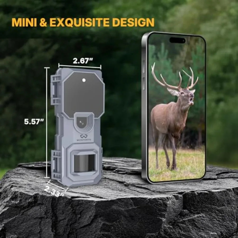 Mini Trail Camera 6-Pack with 32MP and 1080P HD Video