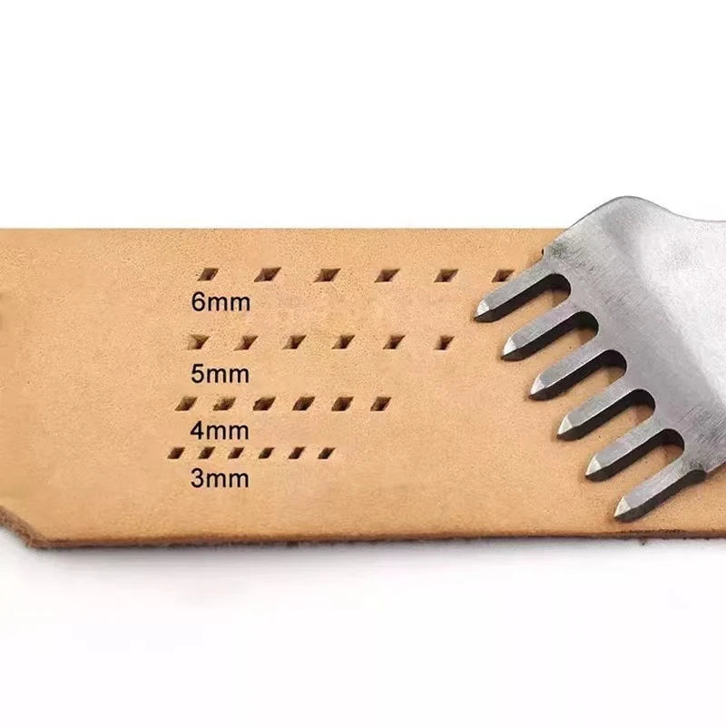 Leather Stitching Chisel Set — 1/2/4/6 Prongs