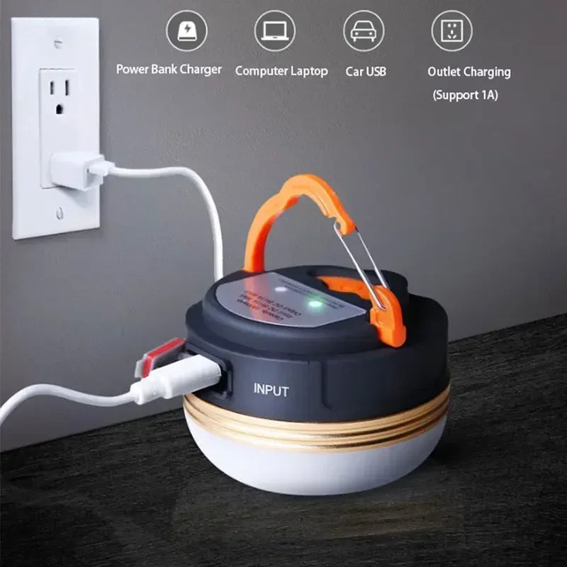 10W Rechargeable Camping Lantern with COB+LED