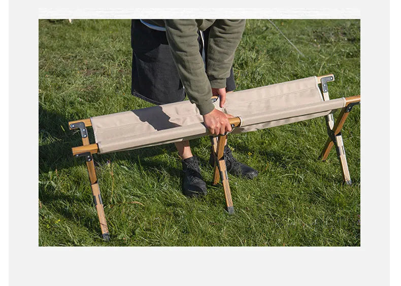 Double Camping Stool for Two | Lightweight Folding Outdoor Seat