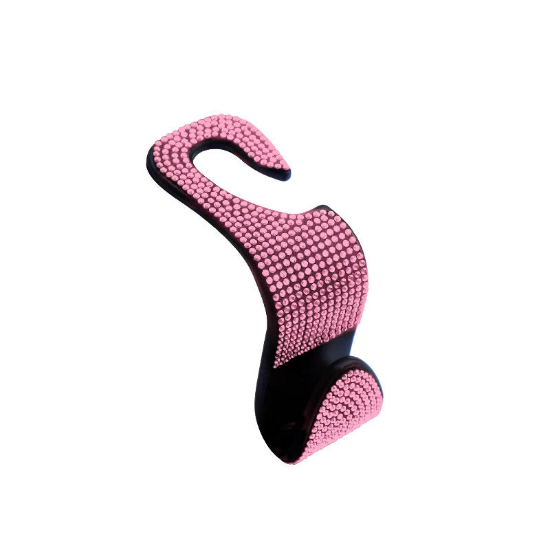 Rhinestone Car Seat Back Hook Hanger for Daily Vehicle Storage