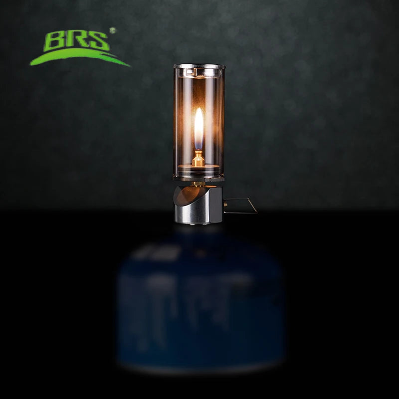 BRS-55 Windproof Gas Camping Lantern, 100g Mini Tent Light