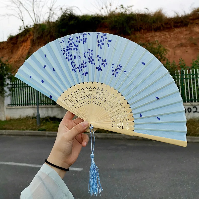 Folding Bamboo Hand Fan in Chinese Style