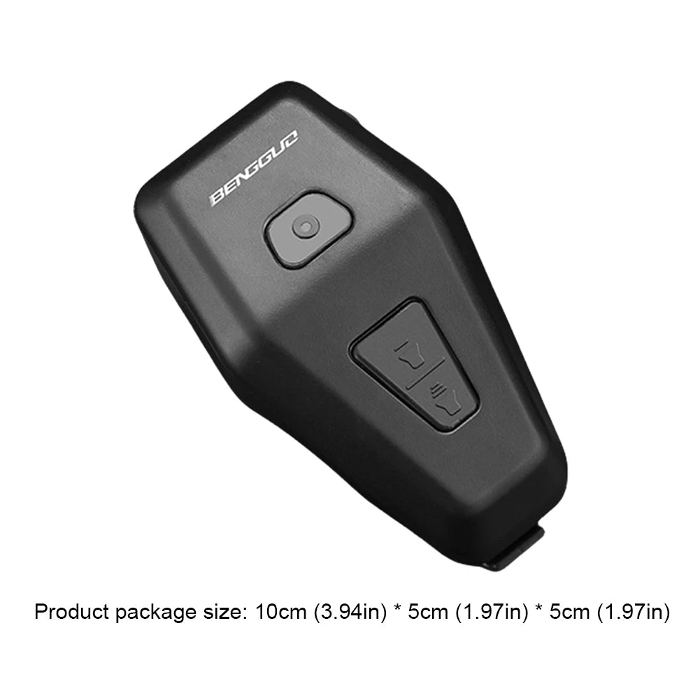 USB-Rechargeable Bicycle Horn with Vibration Alarm