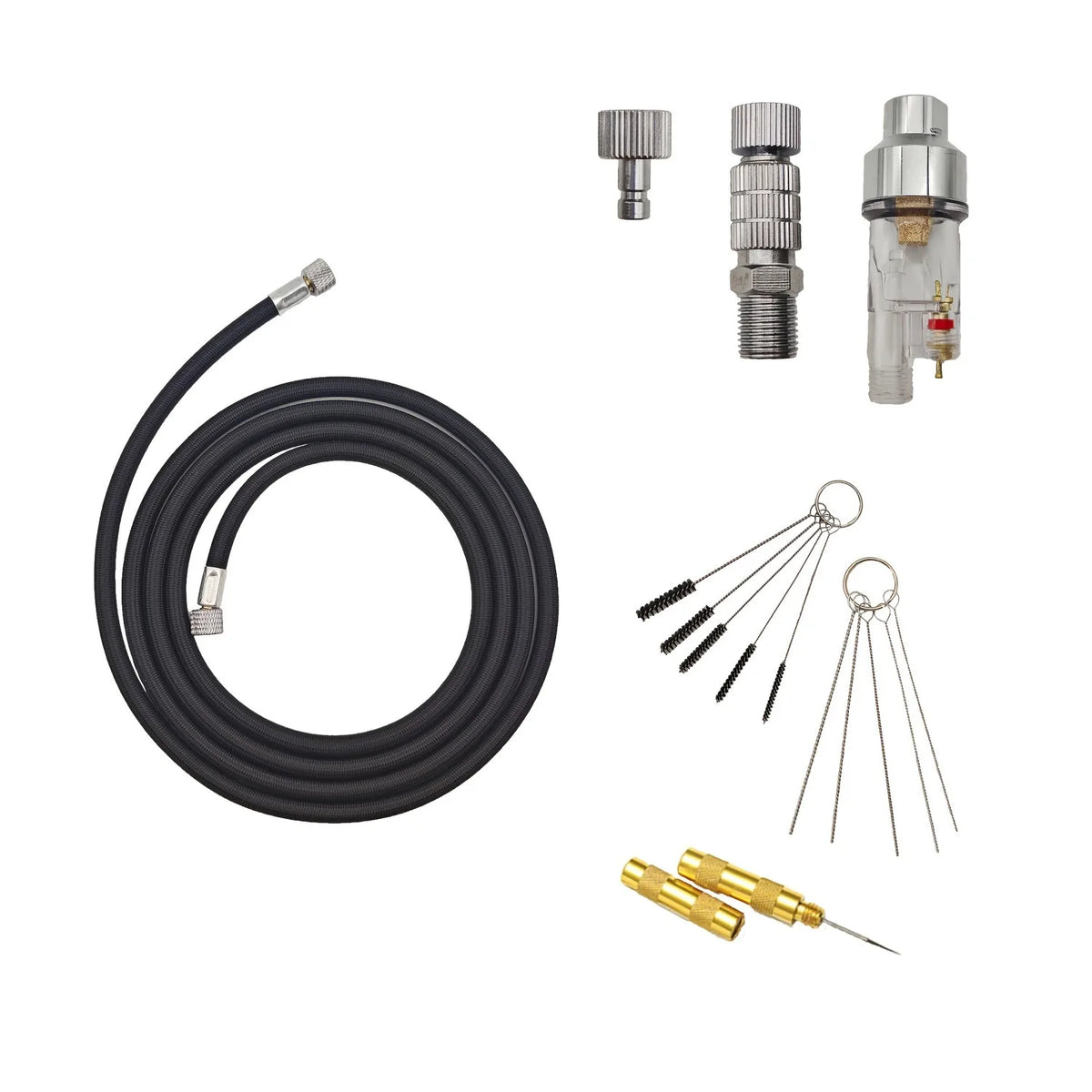 Airbrush Hose and Connector Accessory Set, 1.8 m