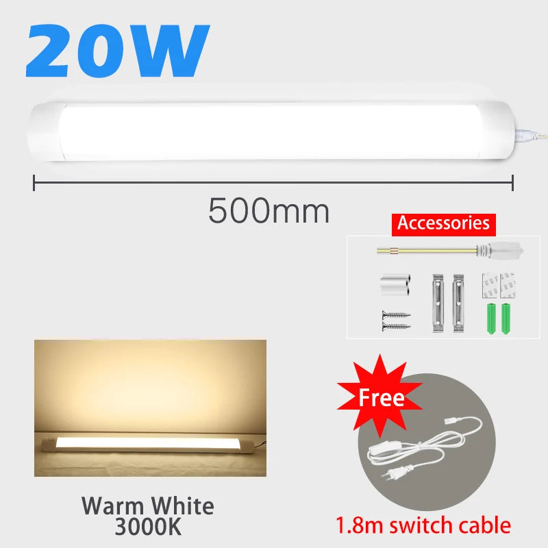 Luce LED sottopensile, 10 W / 20 W, 220 V