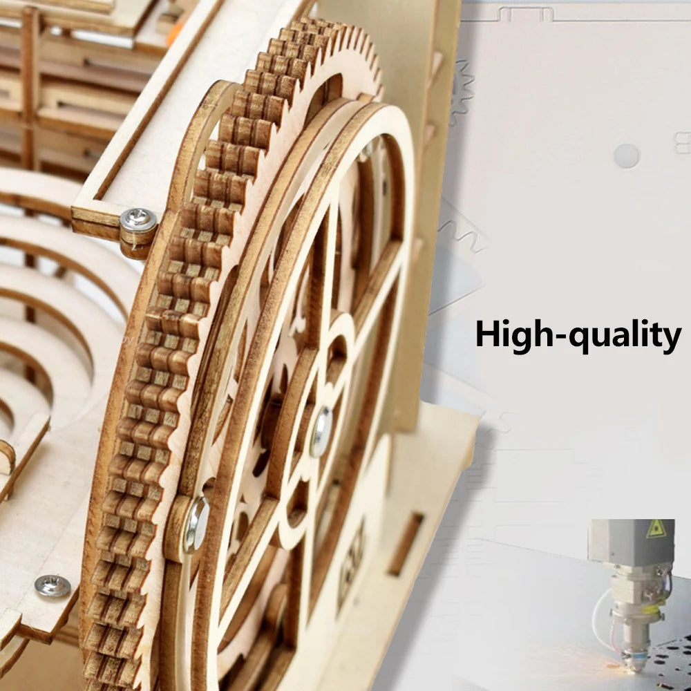DIY sada 3D puzzle ze dřeva Marble Run