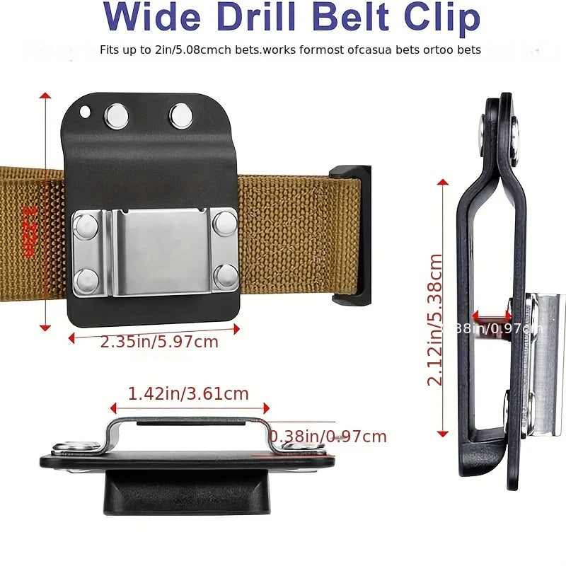 Clip-On Belt Tool Holder