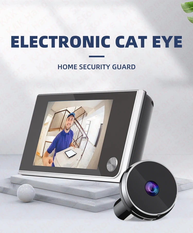 Digital Door Peephole Camera with 3.5" LCD Screen