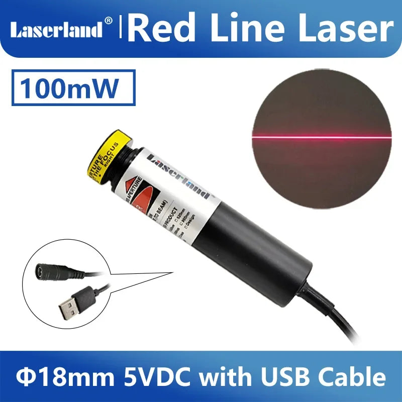 650 nm Laser Alignment Module - Beam Options