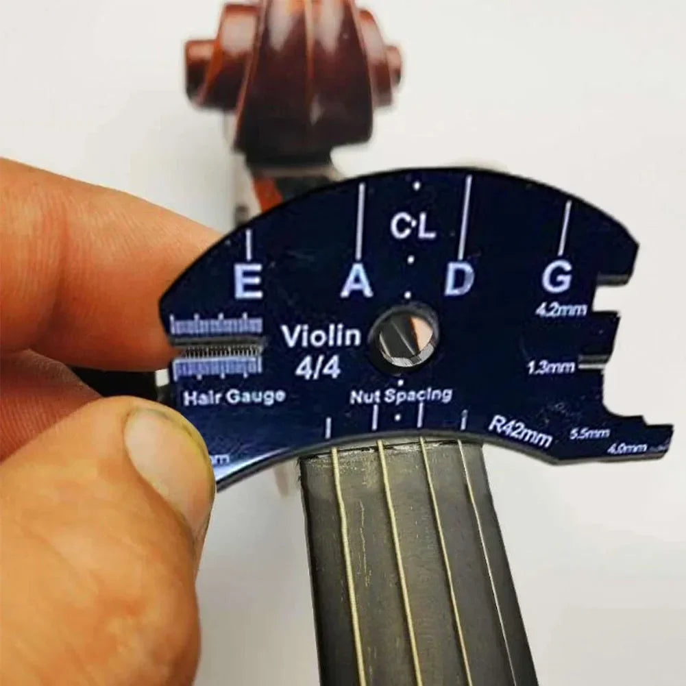 Bridge and String-Height Template for Violin, Cello or Bass