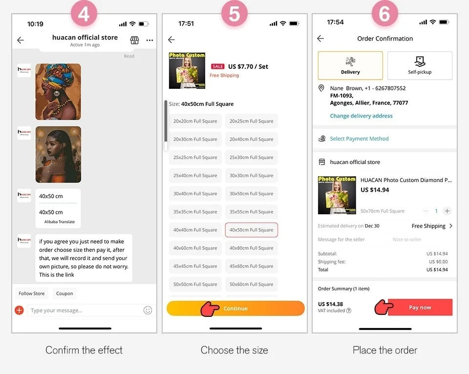 Sada na maľovanie diamantmi 5D na mieru s vlastnou fotografiou