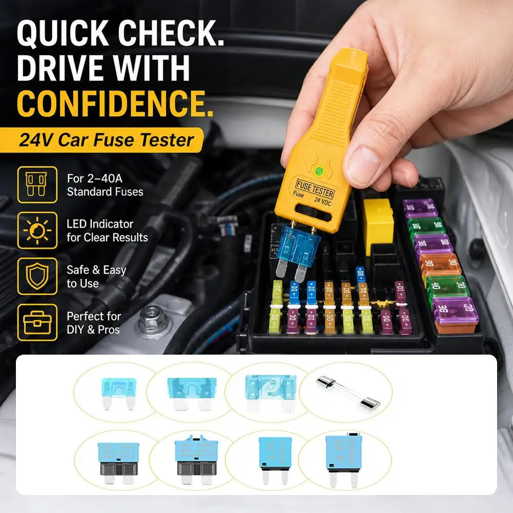 Vehicle Fuse Tester and Puller