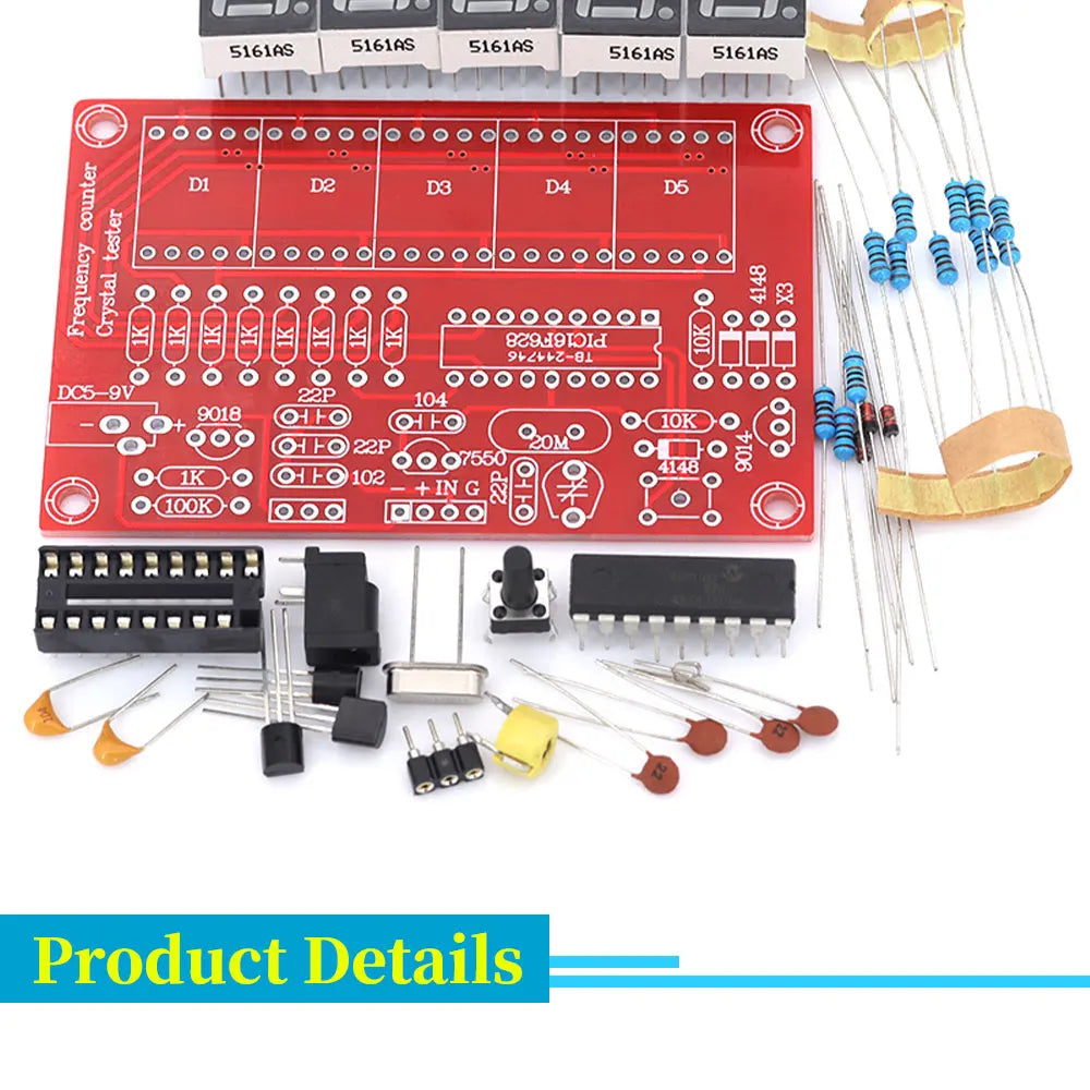 1Hz-50MHz DIY Frequency Counter Kit