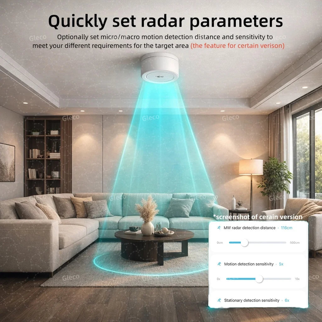 Αισθητήρας κίνησης και παρουσίας Zigbee - Επιλογές τύπου