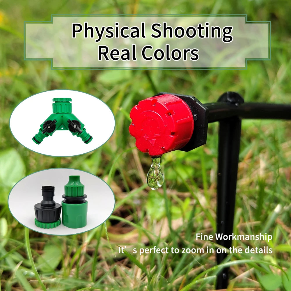 DIY Drip Irrigation Kit with Adjustable Heads, 10–30 m