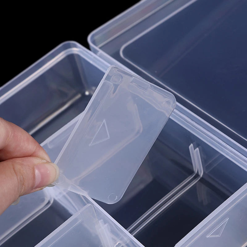Clear 8-Compartment Storage Box