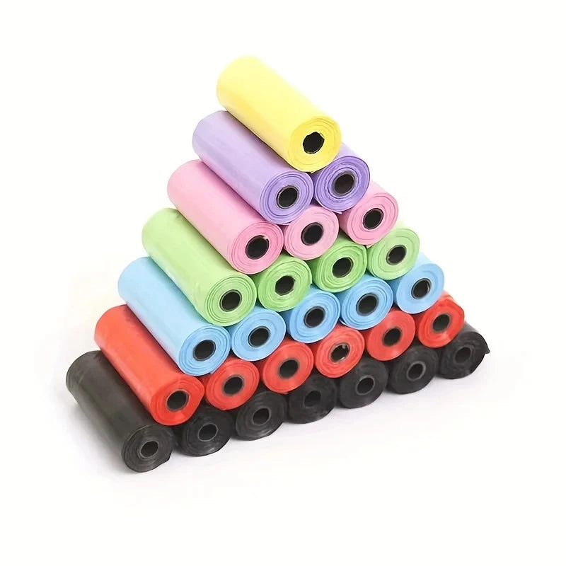 1500PCS Dog Poop Bag Outdoor Cleaning Poop Bag Outdoor Clean Pets Supplies for Dog 15Bags/Roll Refill Garbage Bag Pet Supplies 