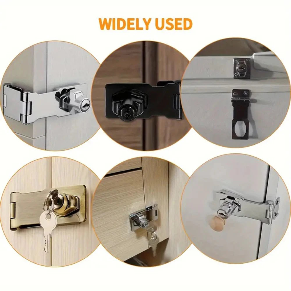 Keyed Hasp Lock for Cabinets and Sheds