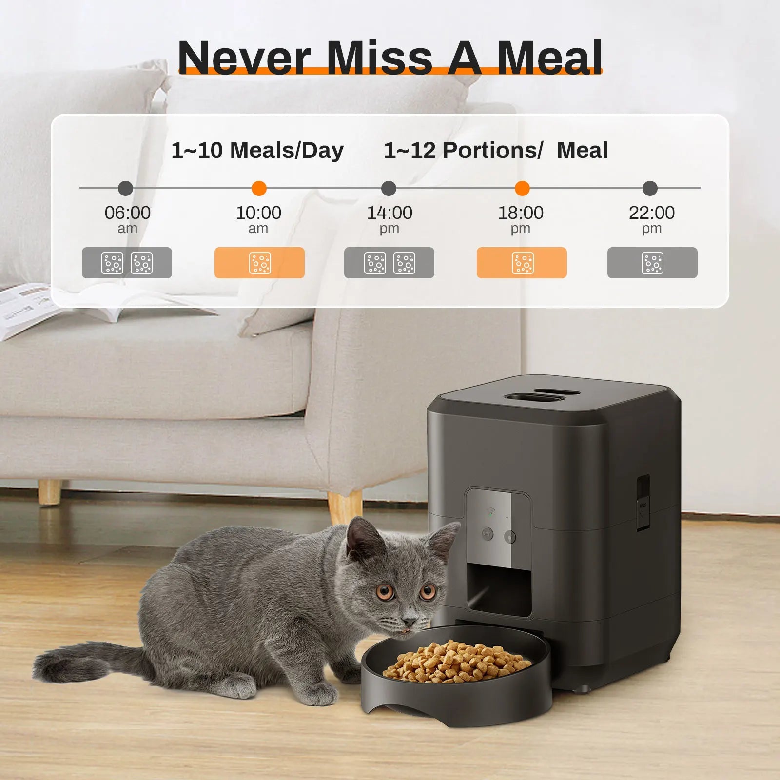 Smart Pet Feeder Automatic Cat Feeder Dog Slow Food Machine With Timed Quantitative Automatic Cat Food Dispenser Cat Dog Bowl 