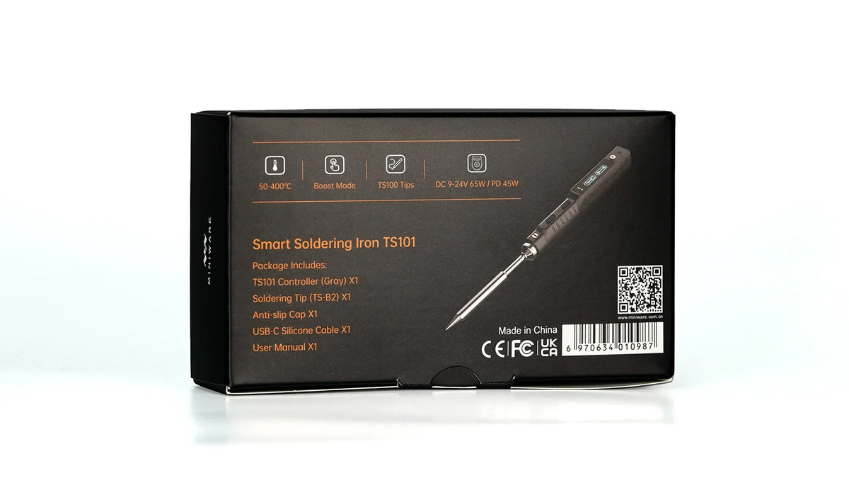 TS101 Digital Soldering Iron - Tip Options