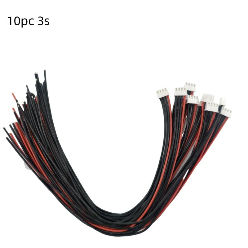 Prívodné vodiče balansovacieho konektora LiPo - balenie 10 ks, 1S až 8S