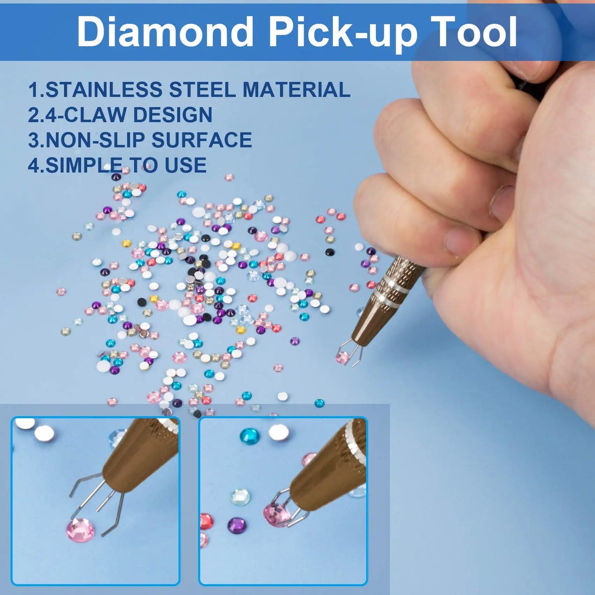 120mm Four-Claw Precision Parts Grabber